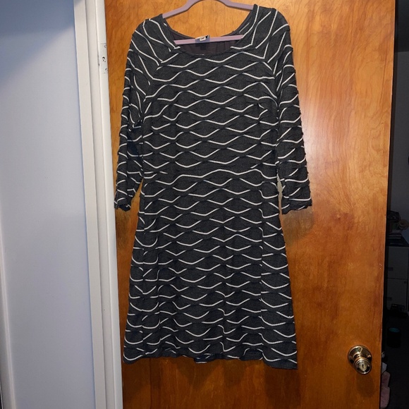 Beige by Eci Casual Abstract Midi Dress - Picture 1 of 4